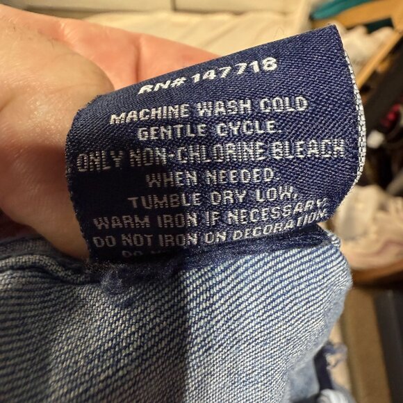 R3bel Denim Jacket Graffiti Skull Studded Distressed Jean Jacket Large - Picture 9 of 9